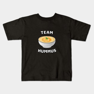 Team Hummus | Vegan Vegetarian Falafel Plant Based Kids T-Shirt